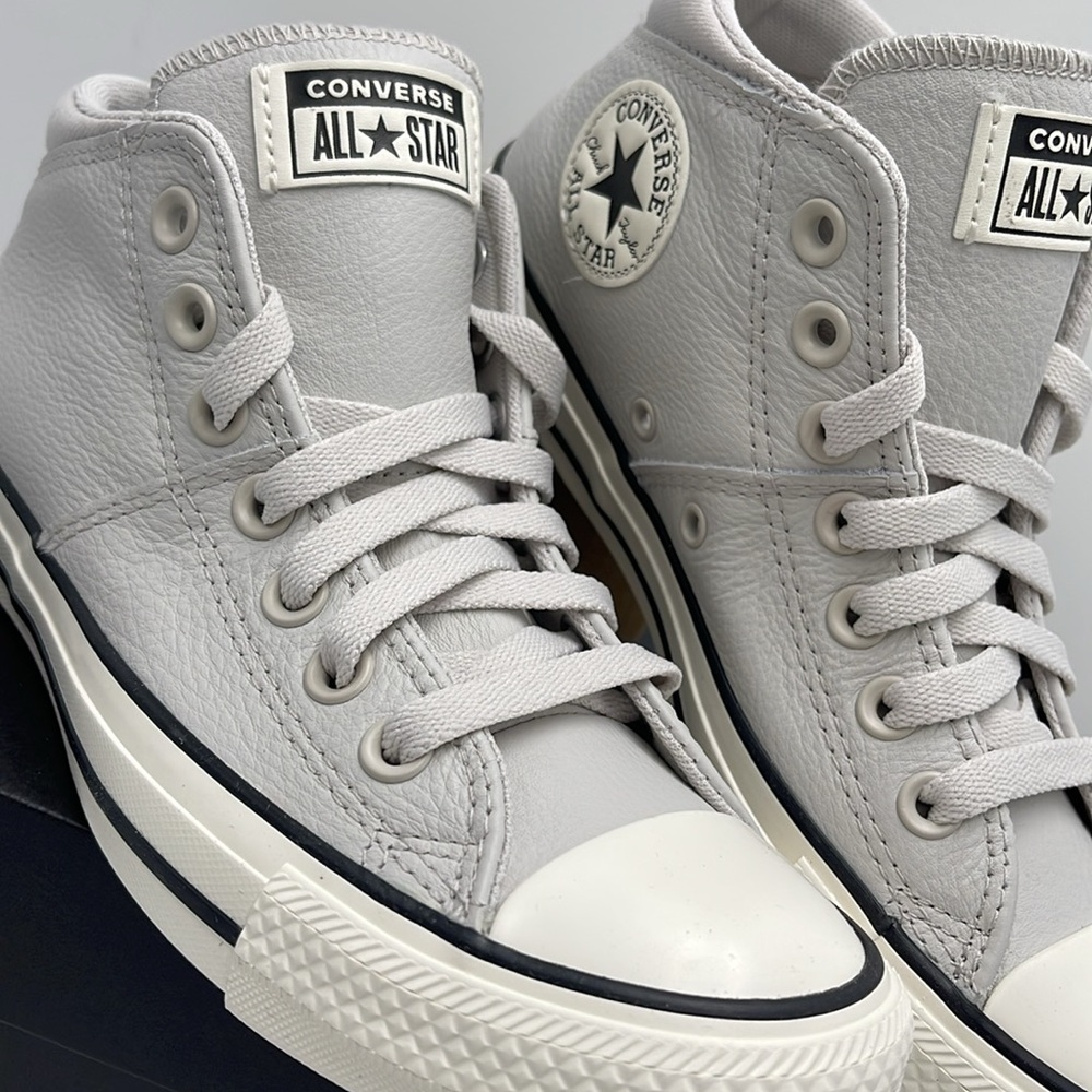 Converse Women's Chuck Taylor All Star High Top Sneakers - Light Gray - Picture 9 of 16